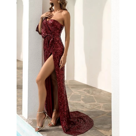 Miss Ord dress size XL one shoulder - Picture 3 of 16